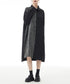Herringbone Panel Shirt Dress